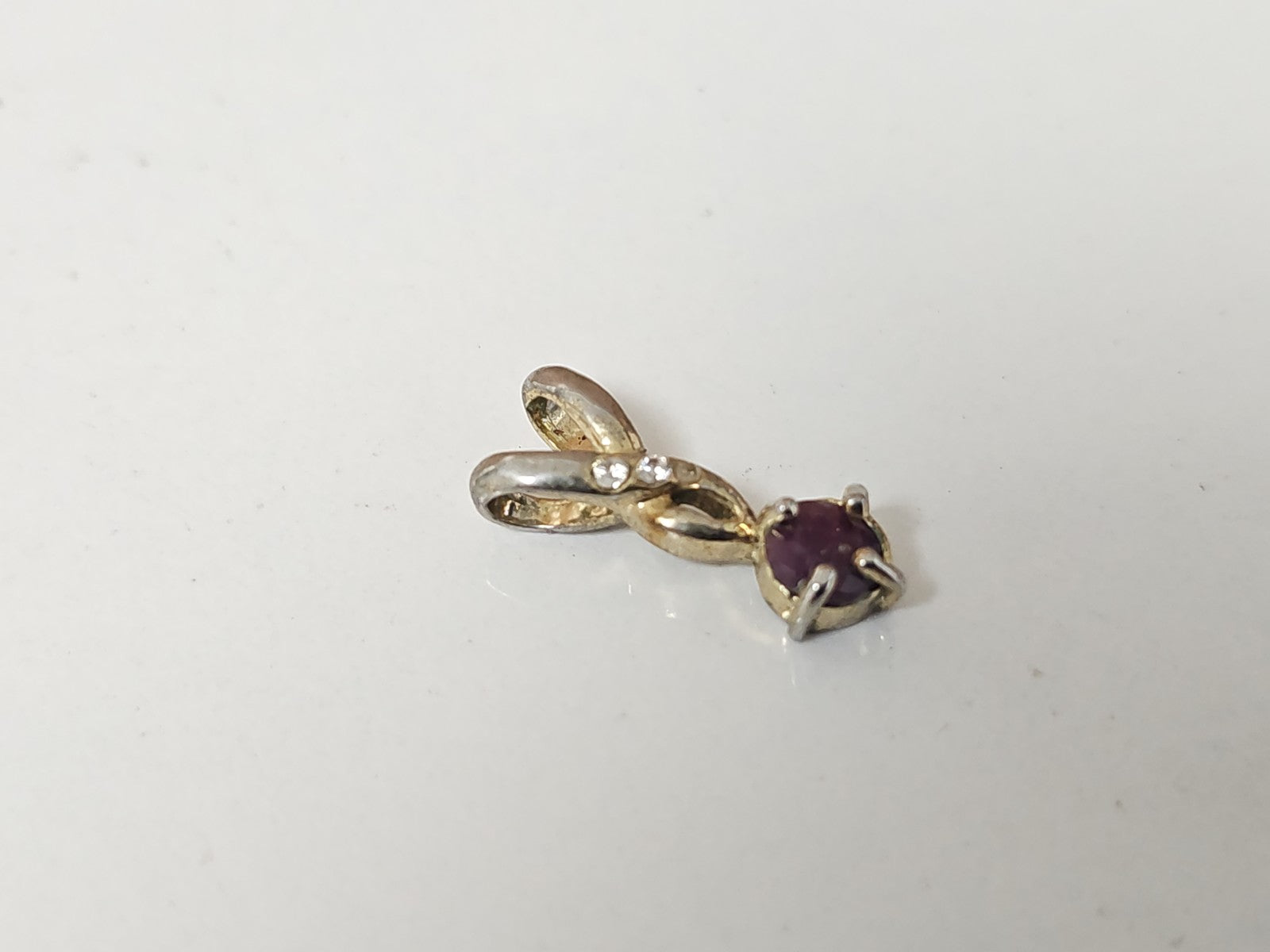 Vintage pendentif ancien plaqué or rétro rare collection bijou élégant occasion