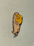 Vintage pin's Esso goutte mascotte jaune ancien collection automobile
