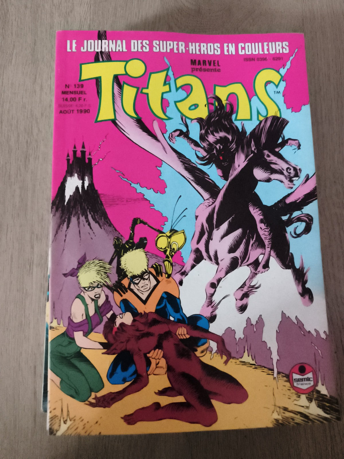 Titans n°139 Marvel Semic août 1990 ancien comic français vintage super-héros
