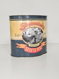Boîte métal rétro Stephenson's Sugar ancienne, boîte à sucre collection vintage