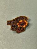 Vintage pin's Marese fleurs émaillées, badge ancien collection ref 10