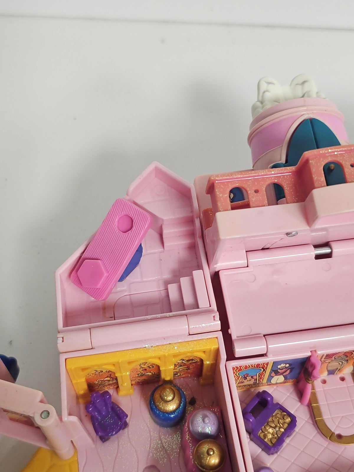 Vintage Polly Pocket Disney Aladdin Royal Palace 1996 Bluebird ancien jeu rare