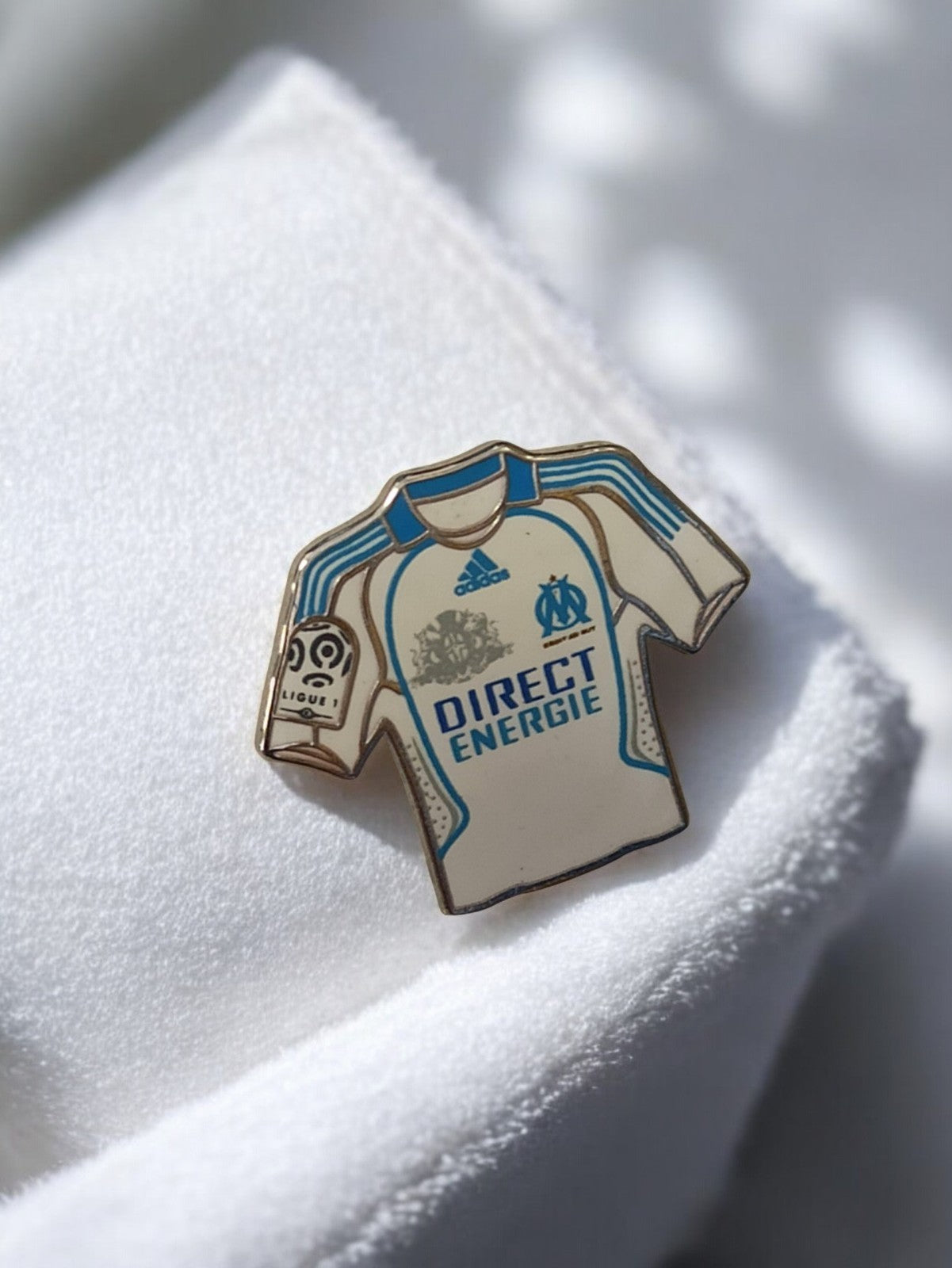 Pin's maillot Olympique de Marseille vintage OM Direct Energie rétro football