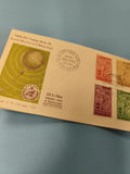 Ancienne enveloppe FDC Vietnam 1964 timbres Journée Météorologie Saigon