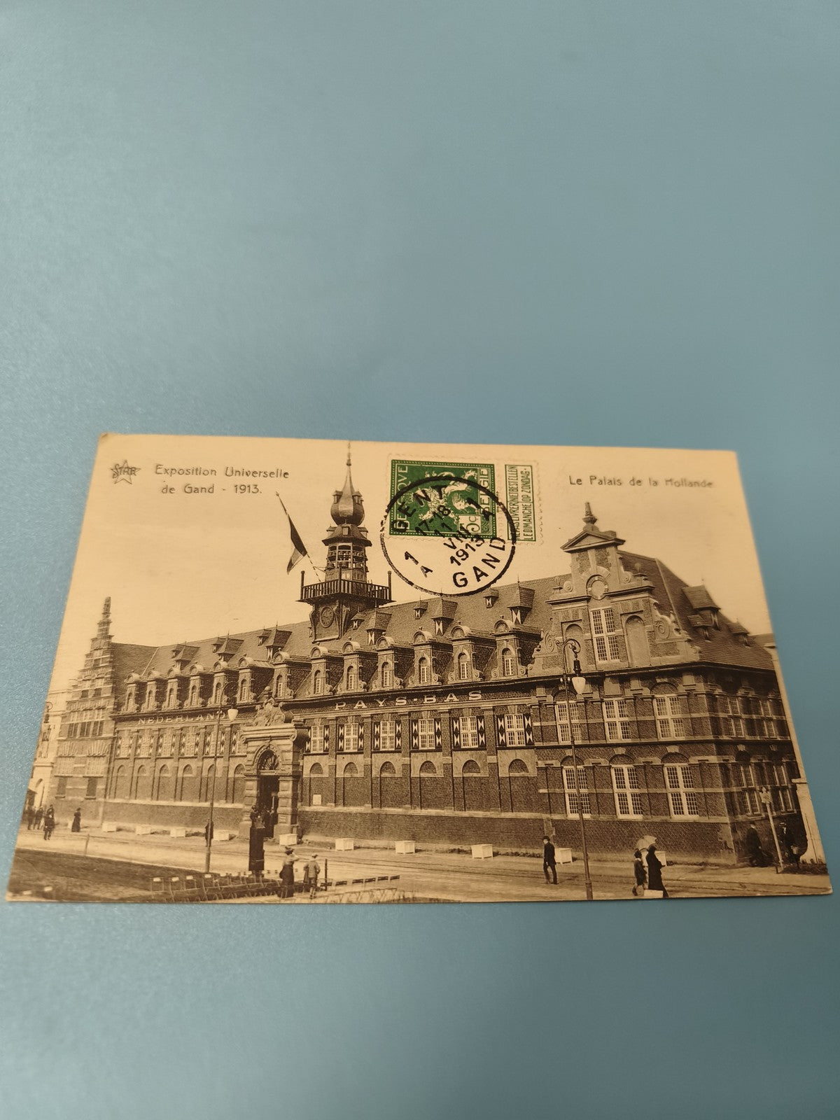 Carte postale ancienne Exposition Universelle Gand 1913 Palais de la Hollande CP
