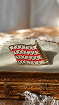 Pin's vintage drapeau breton émaillé, motif hermine, finition dorée rare