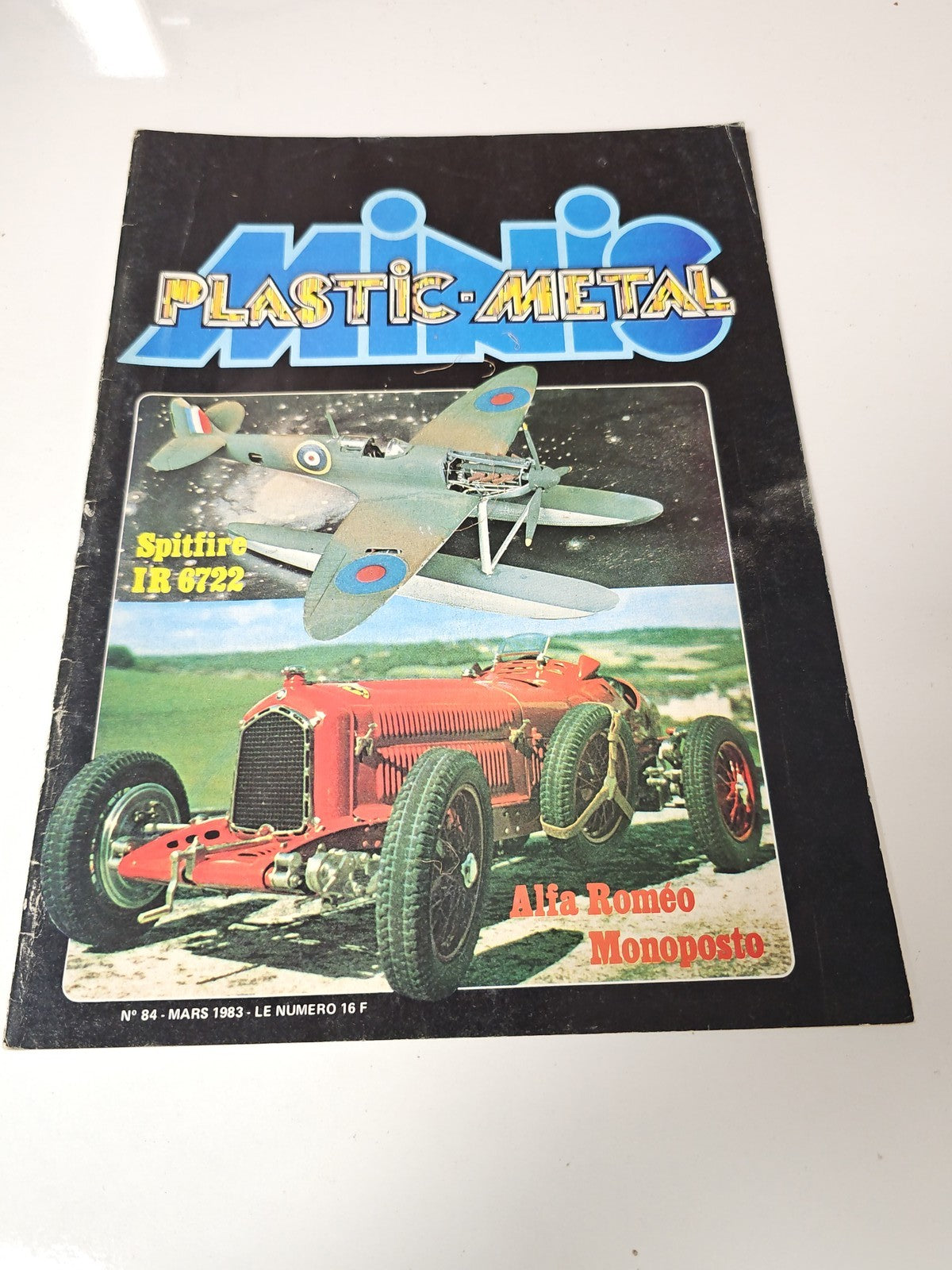 Vintage magazine ancien sur miniatures auto, plastique et métal collection rare
