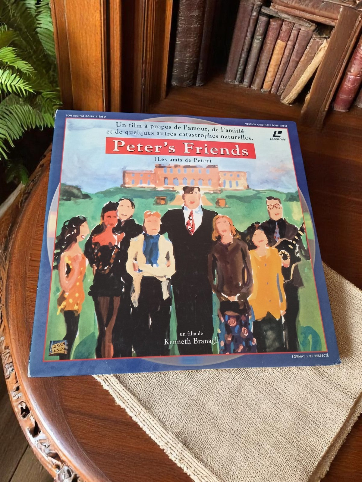 Laserdisc Peter's Friends édition collector rétro film vintage Kenneth Branagh