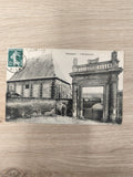 Ancienne carte postale Soissons L?Arquebuse noir et blanc, affranchie 1909