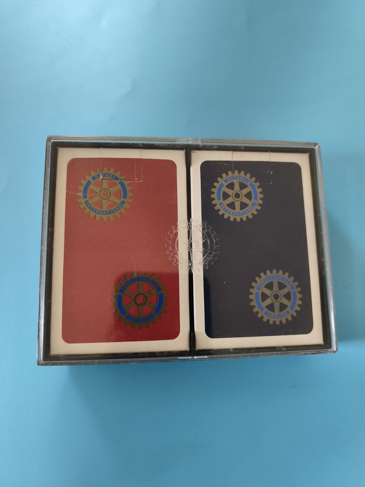 Jeu de cartes vintage Rotary International ancien neuf pour collection ou cadeau