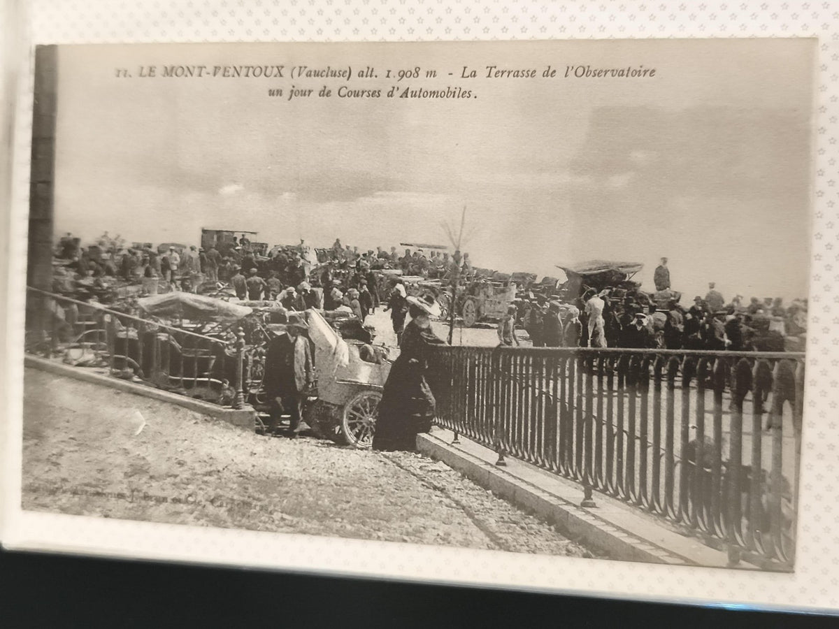 Carte postale ancienne Mont Ventoux Vaucluse auto course vintage CPA photo 1900s
