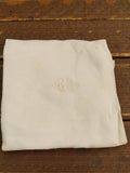 Rare set de linge de table ancien brodé dentelle crochet XIXe vintage rétro déco