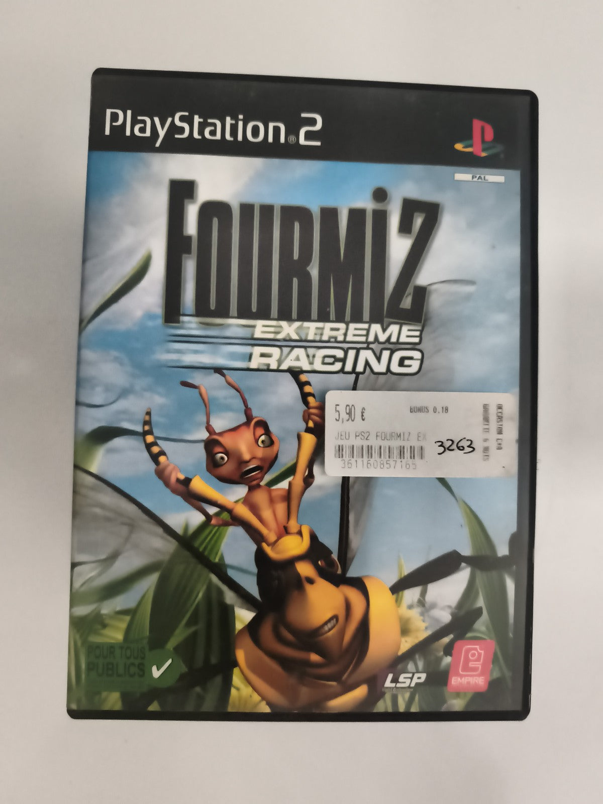 Jeu PlayStation 2 Fourmiz Extreme Racing PS2 PAL sans notice LSP