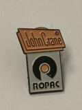 Pin's rétro ancien John Crane badge collection vintage rare objet publicitaire