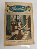 Ancien journal Lisette 1935 illustré, couverture couleur, vintage presse fillett