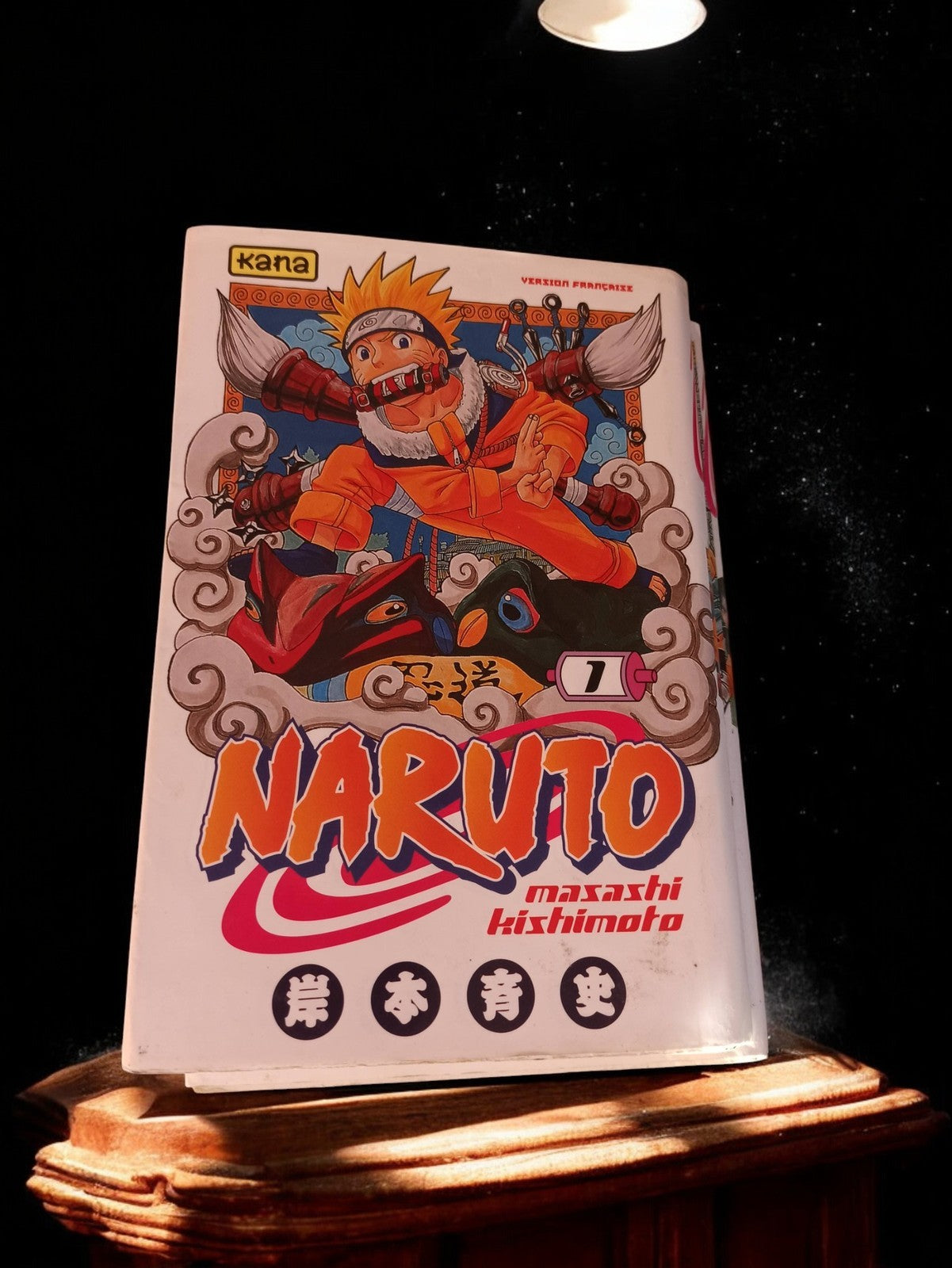 Manga Naruto tome 7 édition Kana VF Masashi Kishimoto d'occasion rétro
