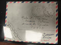 Lettre Par Avion Forces Armées Royales Maroc FM enveloppe philatélie Paris