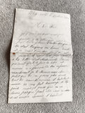 Lettre manuscrite ancienne 1914 Marseille WW1 première guerre papier encre