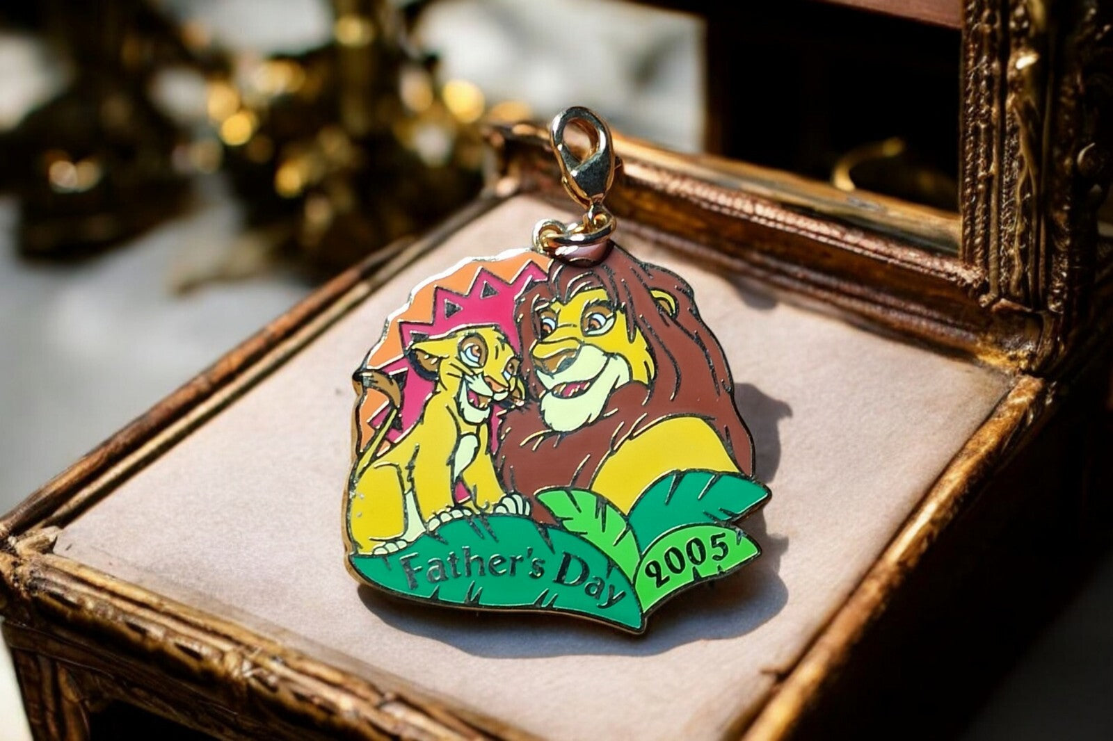 Badge Tokyo Disneyland Roi Lion Fête Des Pères
