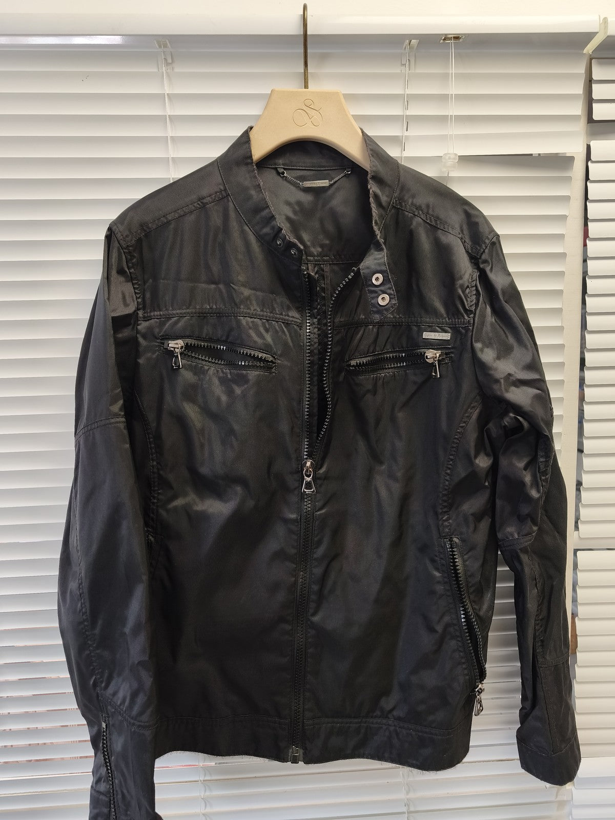 Blouson vintage homme Guess XXL ancien veste rétro collectionneur mode rare
