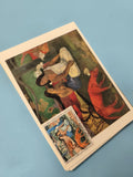 Enveloppe premier jour FDC Gauguin illustration couleurs avec timbre assorti
