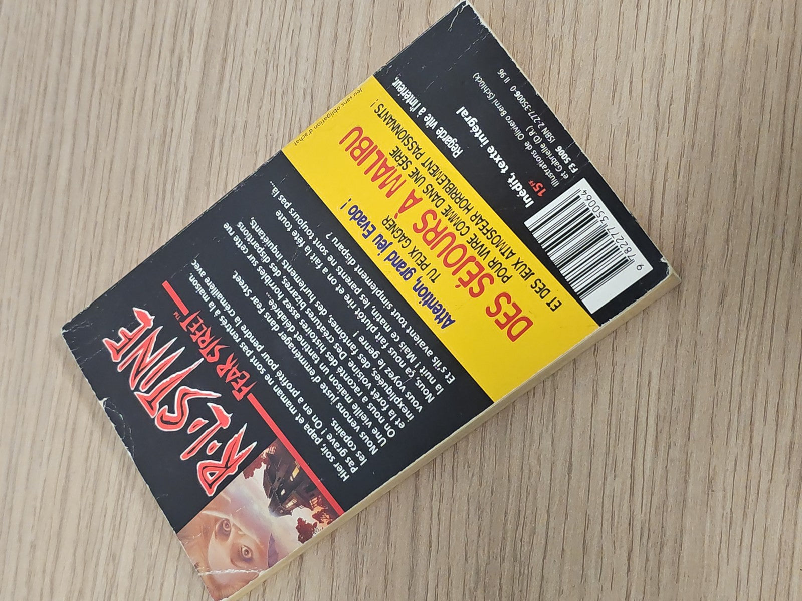 Livre RL Stine Fear Street 2 Disparitions Mystérieuses Fun Radio Evado poche