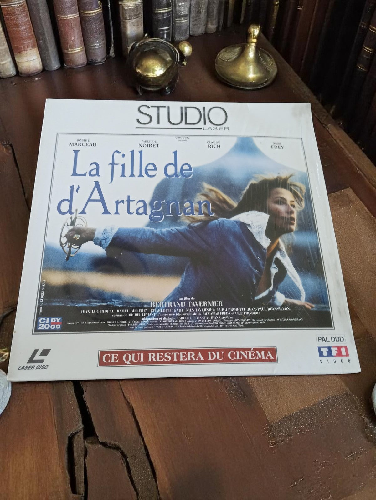 Laserdisc La Fille de d?Artagnan Studio Laser vintage PAL TF1 vidéo film rare