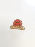 Pin's rétro Orangina ancien ? Badge publicitaire collection boisson vintage Fran