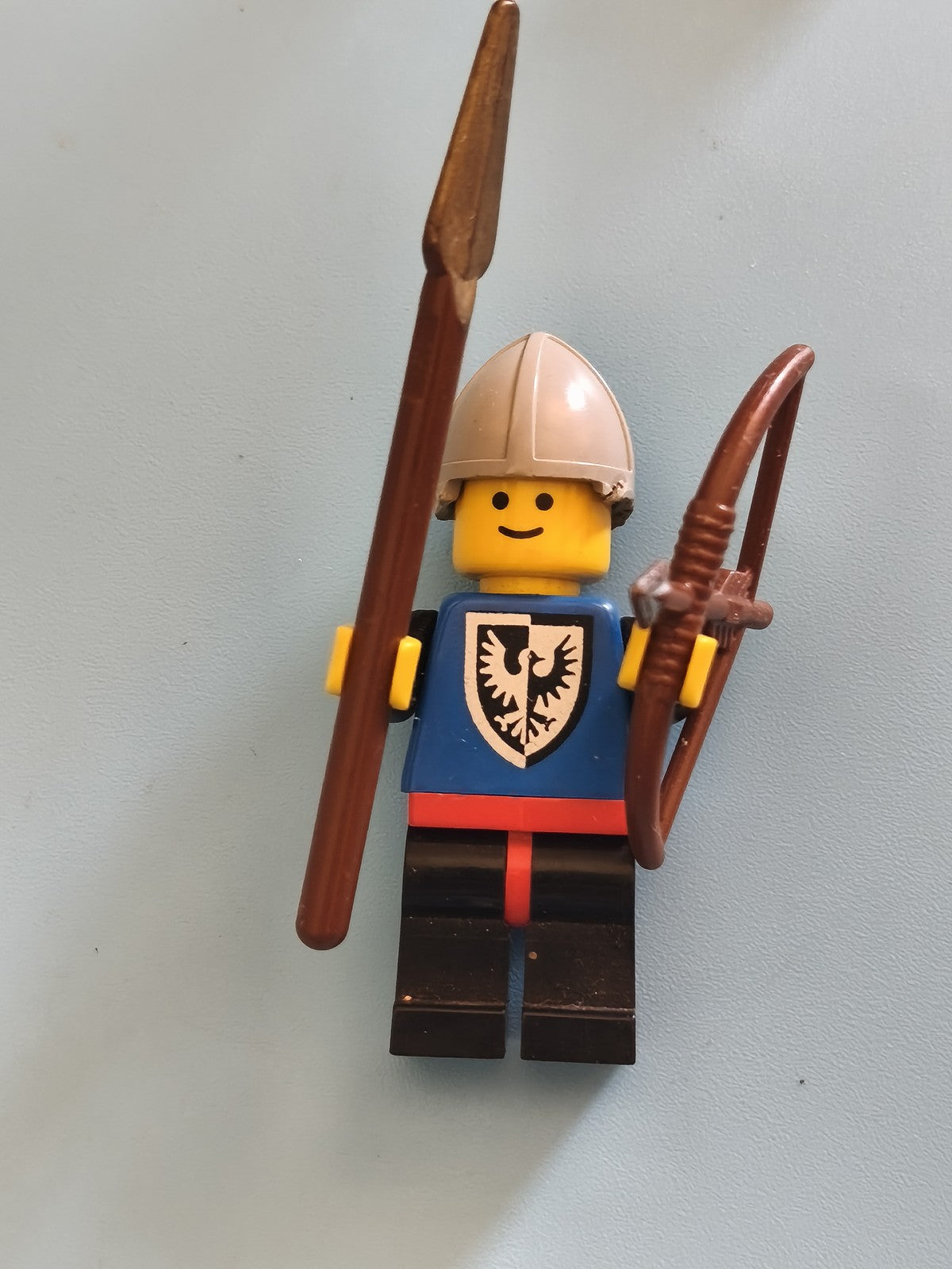 Figurine rétro Lego Castle ancienne, personnage vintage, collection Lego d'occas