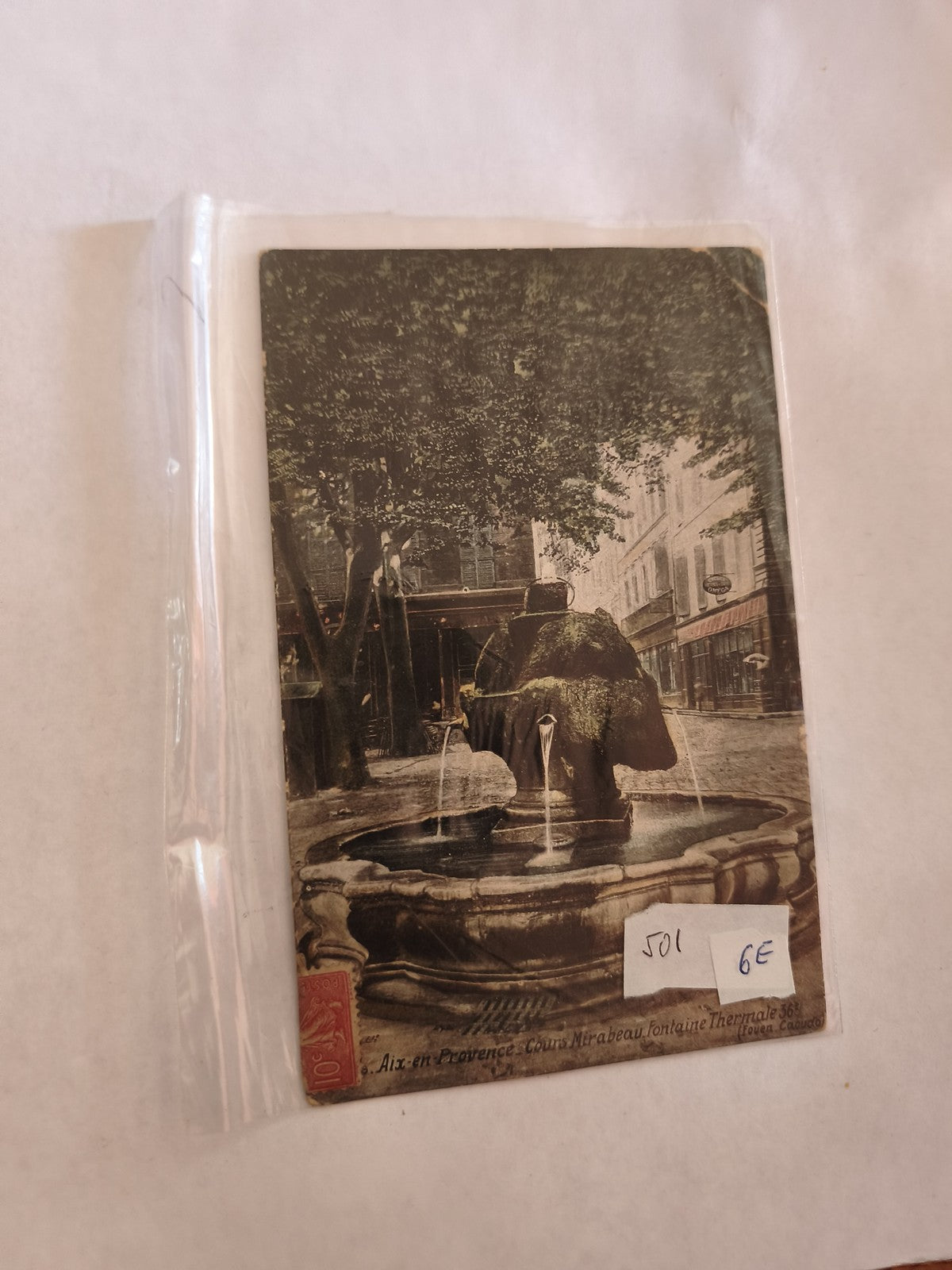 Carte postale vintage Aix-en-Provence ancienne, collection rétro France
