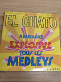 Vinyle 33 tours El Chato Ambiance Explosive Tous les Medleys pochette jaune