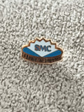 Pin's vintage SMC banque, logo émaillé, La Banque tout simplement