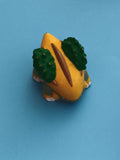 Figurine Pokémon Torterra finger puppet jaune vert jouet déco