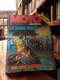 Magazine Moto Journal 1972 vintage rétro moto ancienne Le Chamois Menacé