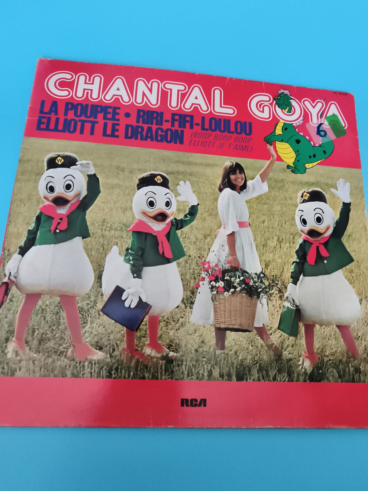 Vinyle 33 tours Chantal Goya RCA Riri Fifi Loulou Elliott le Dragon