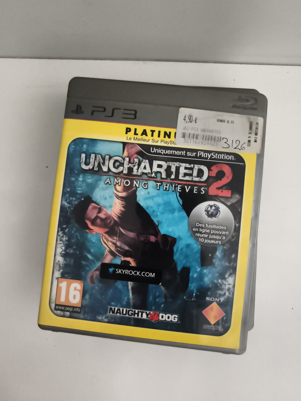 Jeu PS3 Uncharted 2 Among Thieves Platinum PlayStation Naughty Dog