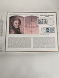 Feuillet philatélique CEF Mesures d’arcs de méridien 1986 Maupertuis La Condamin