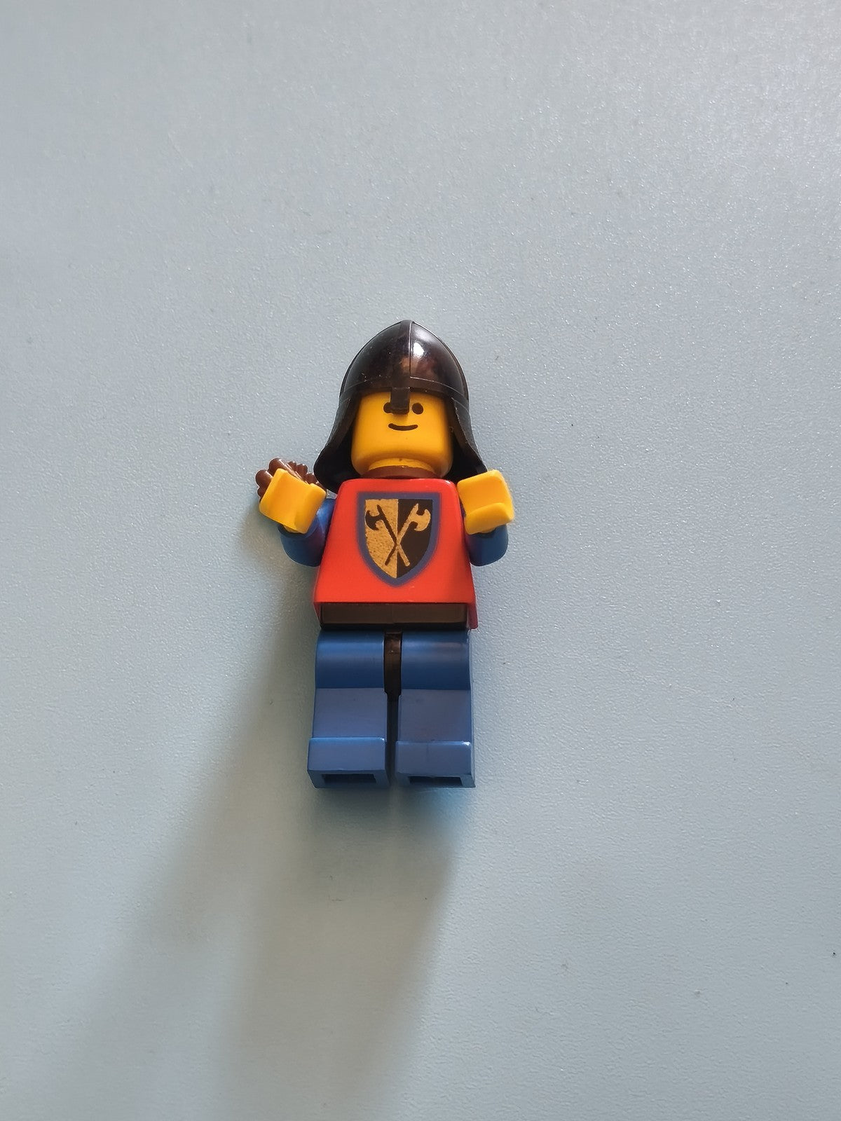 Figurine rétro Lego Castle ancienne, personnage médiéval vintage pour collection