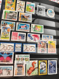 Anciens timbres France oblitérés années 90-2000 thématique animaux, espace, spor