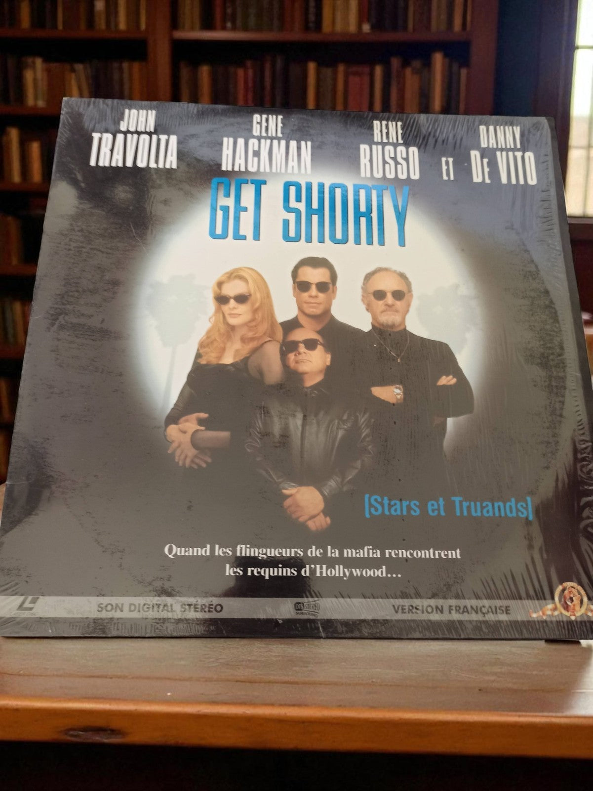 Laserdisc Get Shorty version française vintage film rétro cinéma