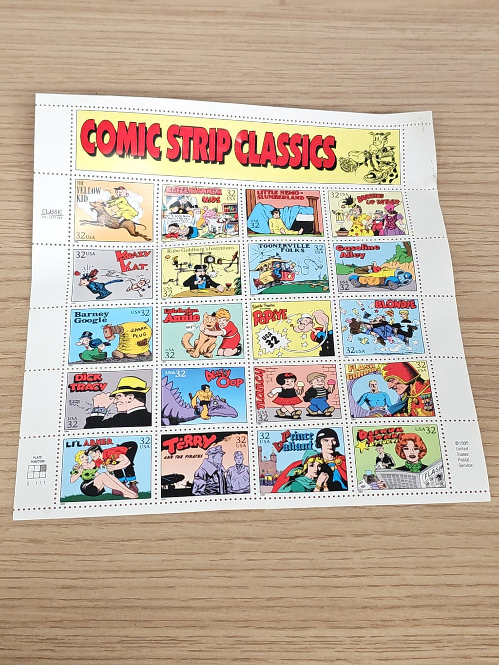 Timbres Comic Strip Classics ? Lot thématique bandes dessinées, timbres originau