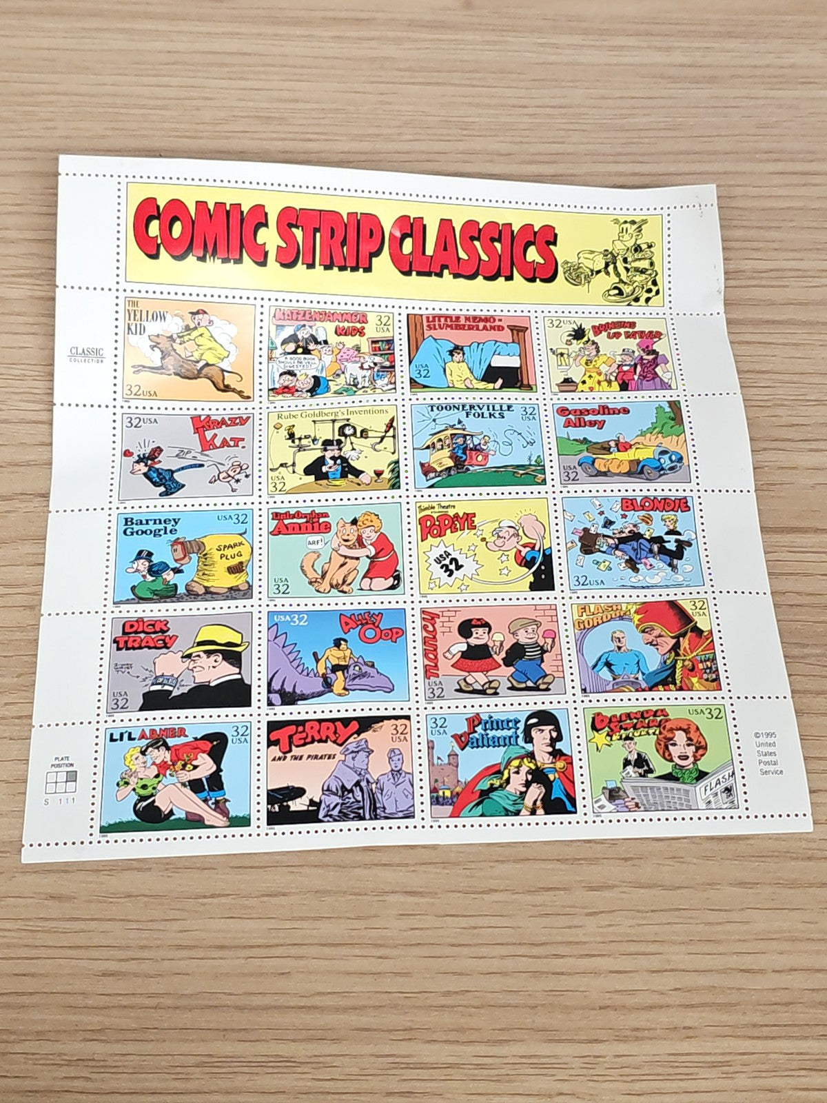 Timbres Comic Strip Classics ? Lot thématique bandes dessinées, timbres originau
