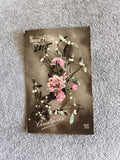 CPA Bonne Année 1916 fleurs gui DIX 293 carte postale ancienne Christmas