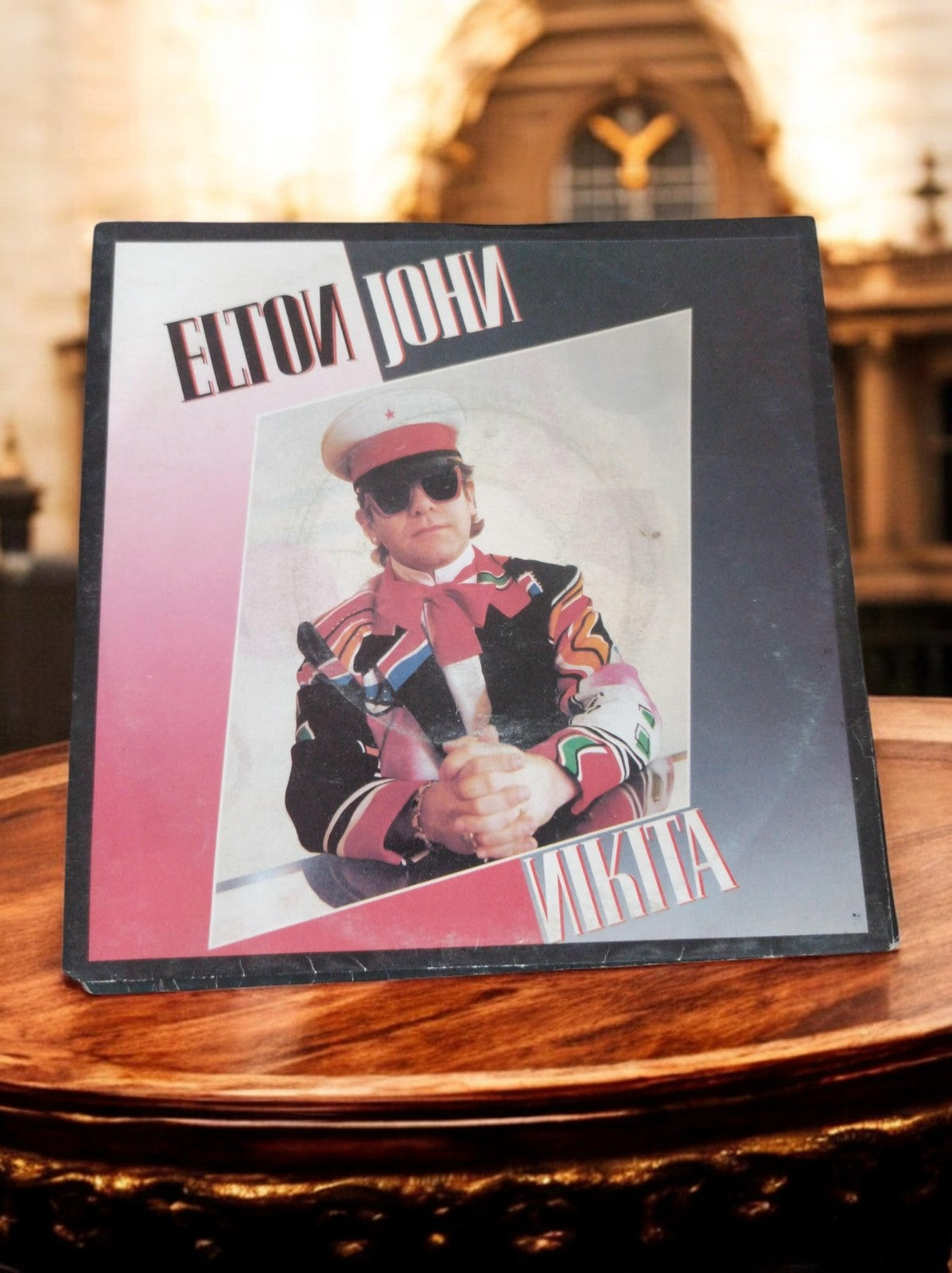 Vinyle 45T Elton John Nikita pochette couleur single LP disque