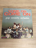 Vinyle 45 tours Pop Concerto Orchestra Come On Come On pochette couleur (Ref 1)