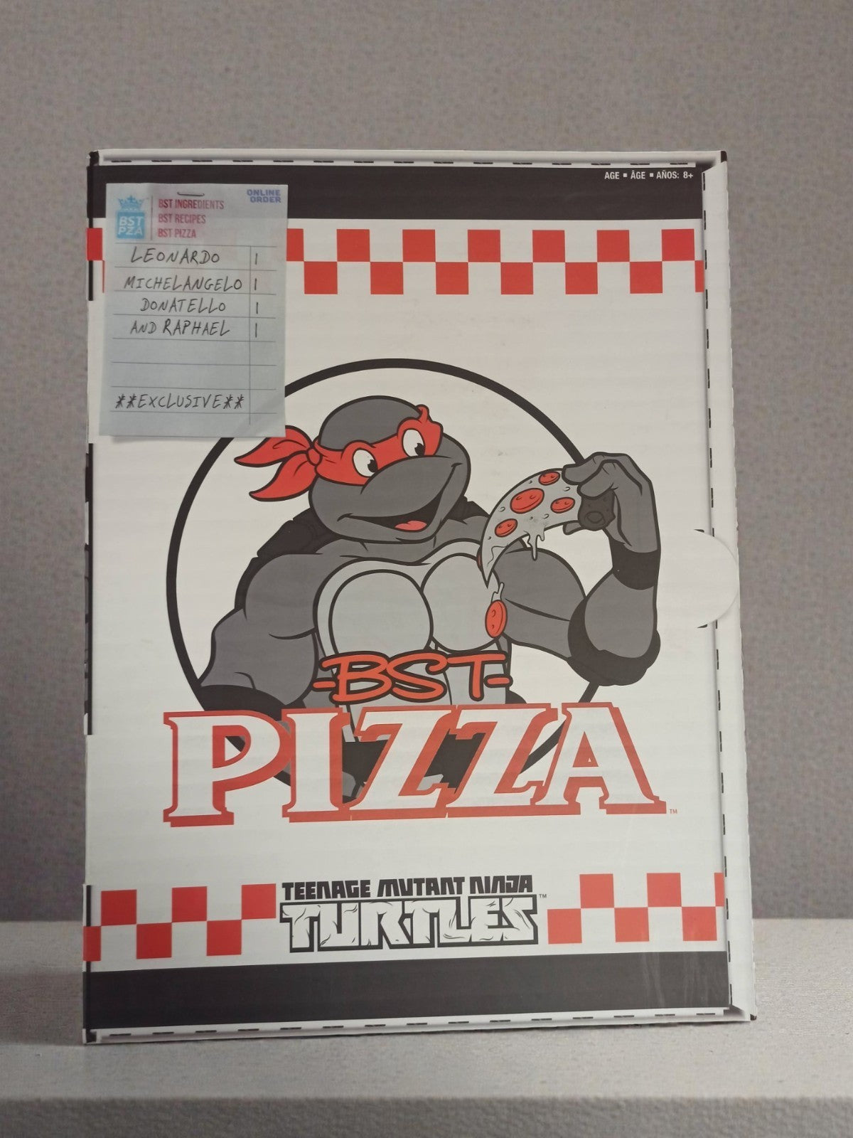 Figurines Teenage Mutant Ninja Turtles BST Pizza coffret exclusif neuf