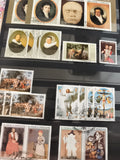 Timbres anciens São Tomé e Príncipe arts peinture oblitérés lot philatélie vinta