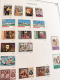 Timbres anciens Grenade Grenada thématiques Noël art bateaux personnages