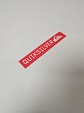 Vintage autocollant Quiksilver grand format ancien années 90 rétro surf collecto