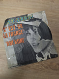 Vintage disque vinyle 45 tours ancien "C'est ça la France" chanson rétro collect